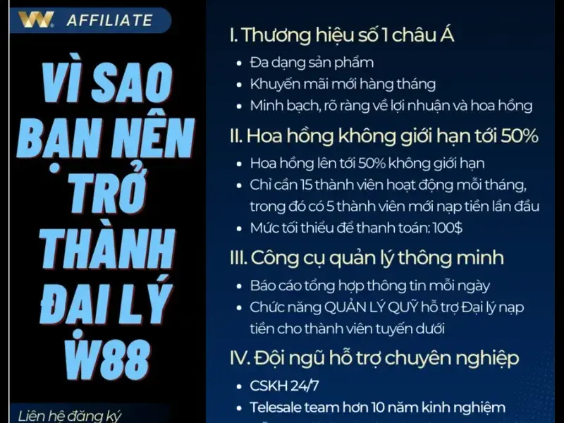 Giấy Tờ Và Thủ Tục Đăng Ký Đại Lý W88 Cần Thiết Quan Trọng